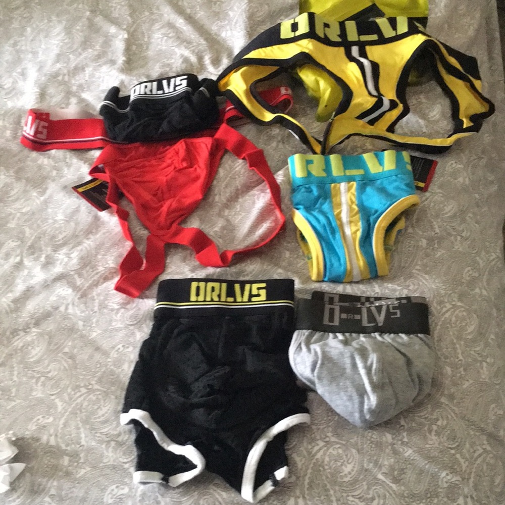 Jock straps and mesh boxer brief